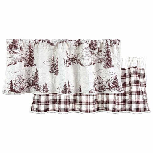 Mountain Country Quilted Valance