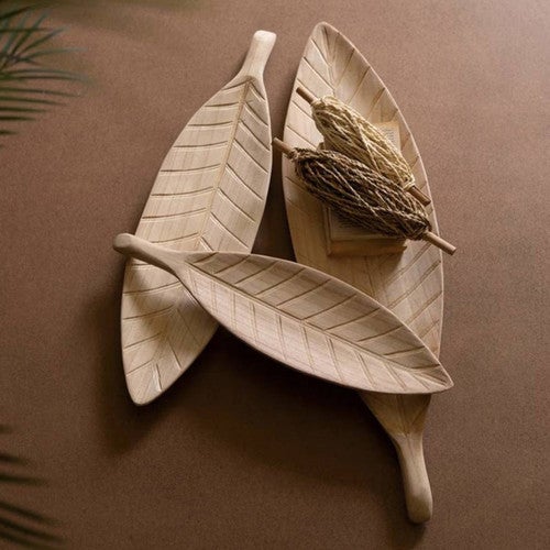 Bitterroot Decorative Leaf Trays - Set of 3
