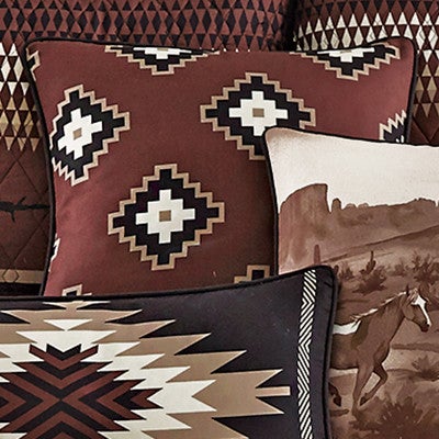 Diamondback Dust Accent Pillow