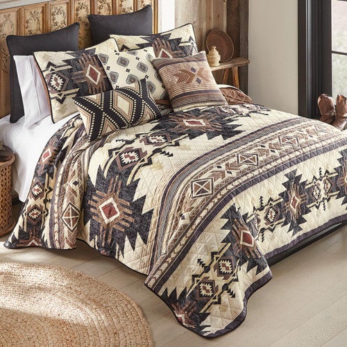 Tribal Harmony Quilt Bed Set - King