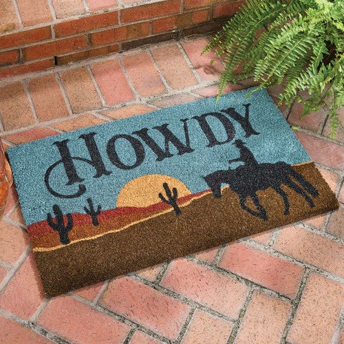 Howdy Horizon Coir Mat