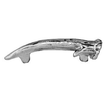 Antler Drawer Pull - Left Facing - Pewter - Set of 2 - CLEARANCE