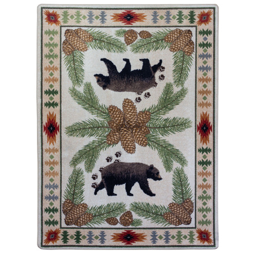 Bear Tracks Rug - 3 x 4