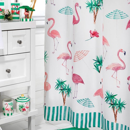 Flamingo Bay Shower Curtain - CLEARANCE