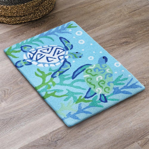 Sea Turtles Reef Accent Rug - CLEARANCE