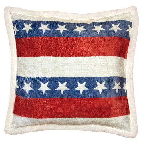 Stars & Stripes Pillow - OVERSTOCK