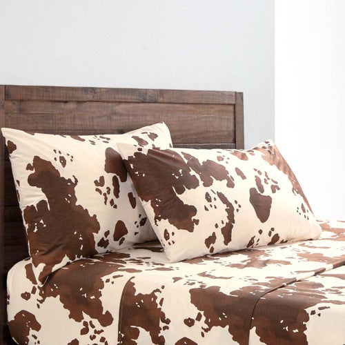 Cattle Printed Sheet Set - King - OVERSTOCK