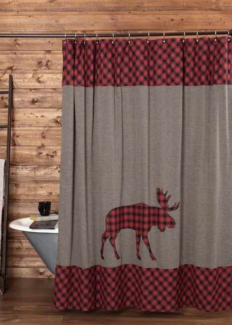 Moose on the Loose Shower Curtain
