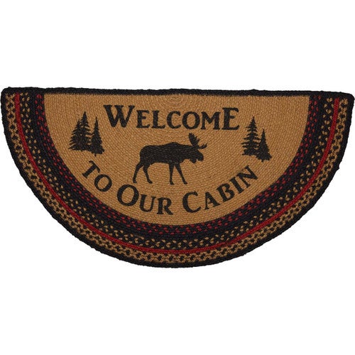 Antler Arrival Half-Round Rug