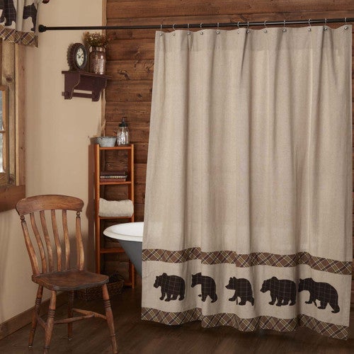 Hibernate Here Shower Curtain