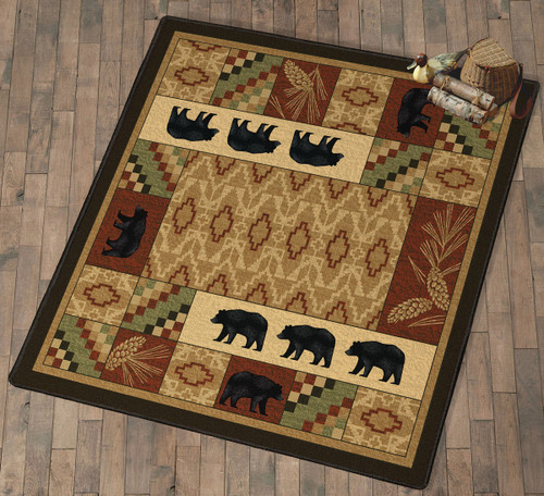 Bear Trails Rug - 8 Ft. Square