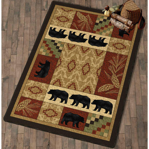 Bear Trails Rug - 8 x 11