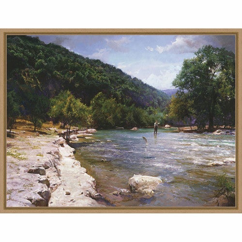 Crystal River Framed Canvas