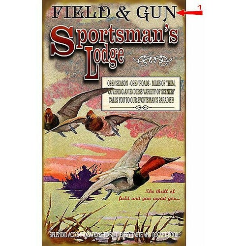 Sportsman's Lodge Sign - 14 x 24