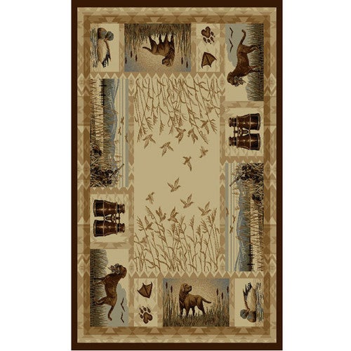 Hunter's Best Friend Rug - 8 x 11