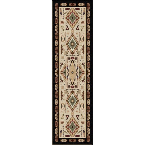 Desert Dream Black Rug - 2 x 8