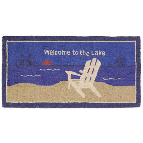 Lakeside Retreat Hooked Rug - 2 x 4