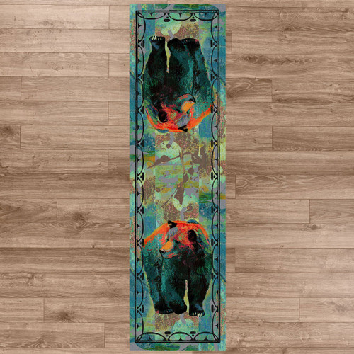 Bear Walking Rug - 2 x 8