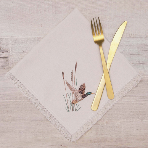 Gentle Duck Napkins - Set of 4