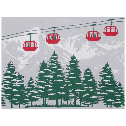 Ski Lift Indoor/Outdoor Pillow & Throw