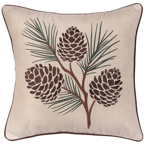 North Woods Pine Bough Pillow