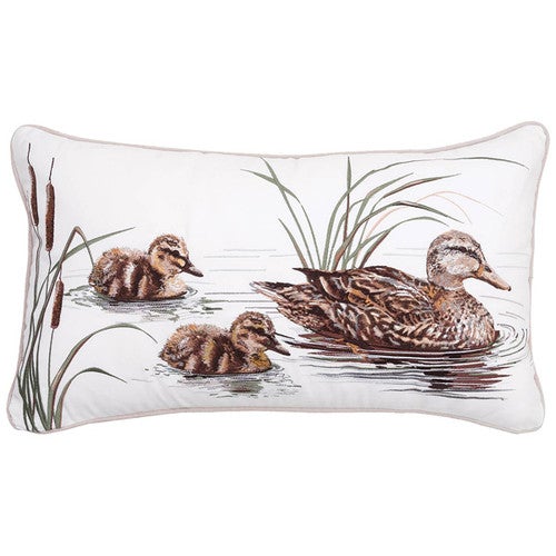 Mallard Family Pillow