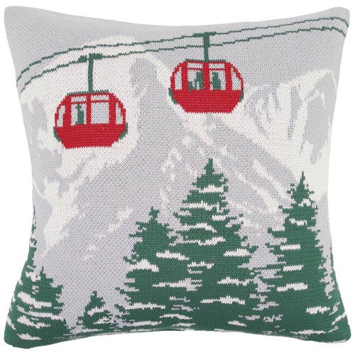 Ski Lift Indoor/Outdoor Pillow