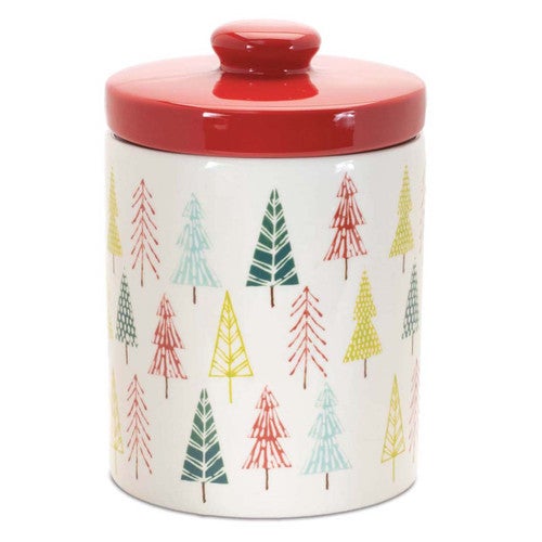 Retro Trees Cookie Jar
