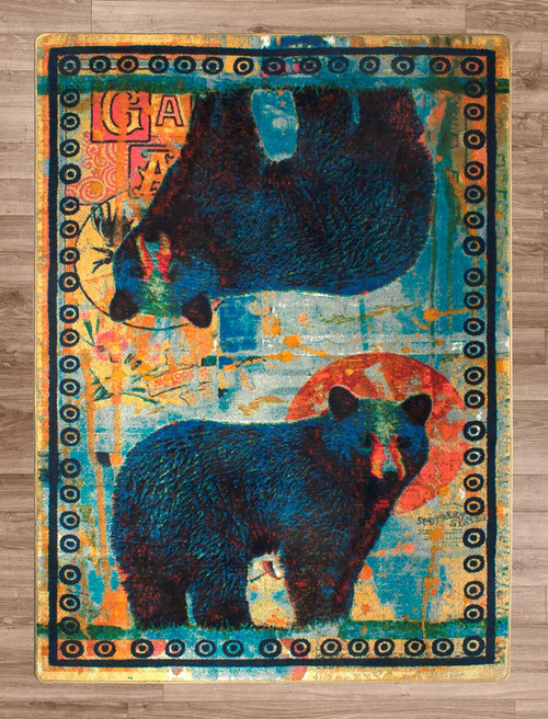 Bear Watch Rug - 5 x 8