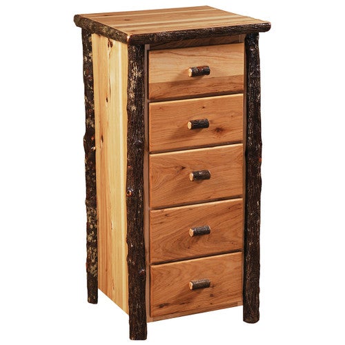 Hickory Log Storage Chest