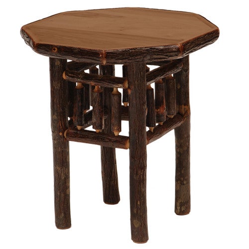 Hickory Octagon Nightstand
