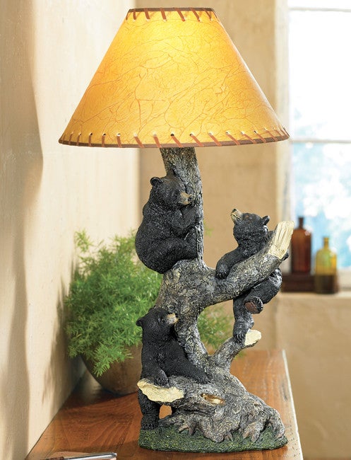 Climbing Bears Table Lamp