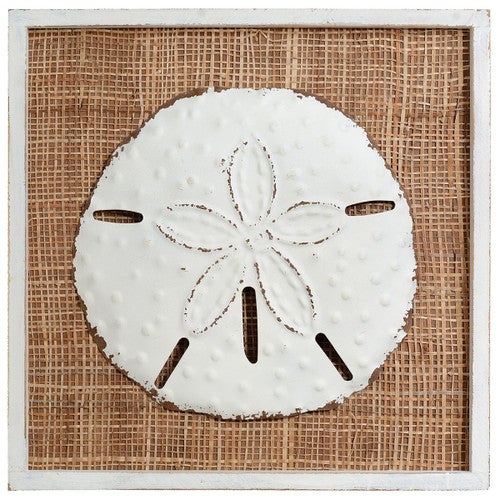 Island Shells Sand Dollar Wall Art - CLEARANCE