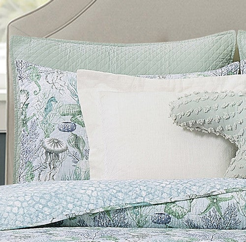 Sea Glass Euro Sham - OVERSTOCK