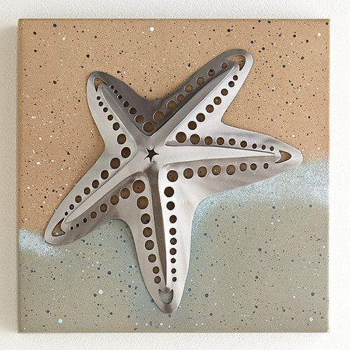 Starfish Sea Treasure Metal Wall Art - OVERSTOCK
