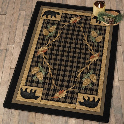 Black Bear Cabin Meadow Rug Collection