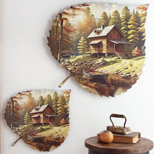 Aspen Leaf Cabin Wall Art