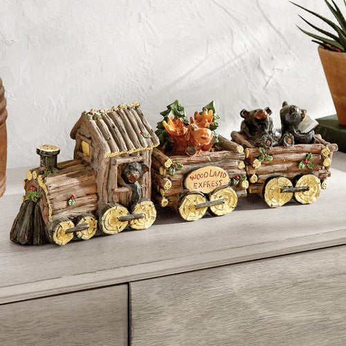 Bear Express Train Figurine