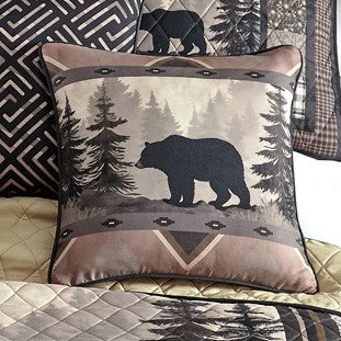 Mistwood Bear Accent Pillow