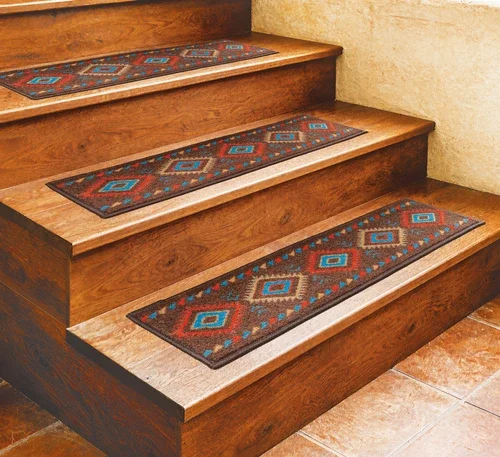 Southwest Diamonds Stair Tread - Brown