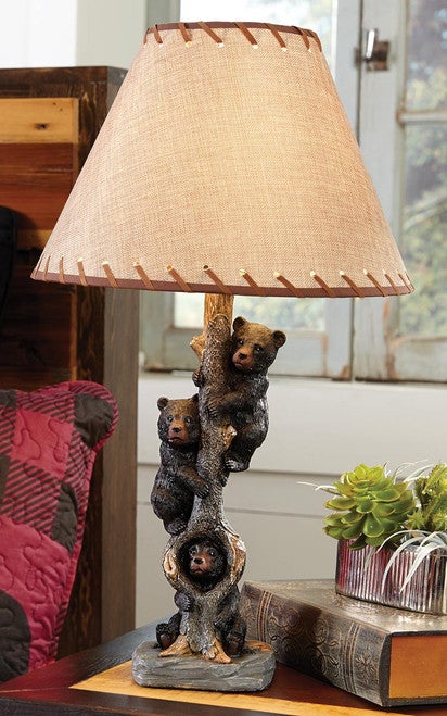 Bears in a Tree Table Lamp