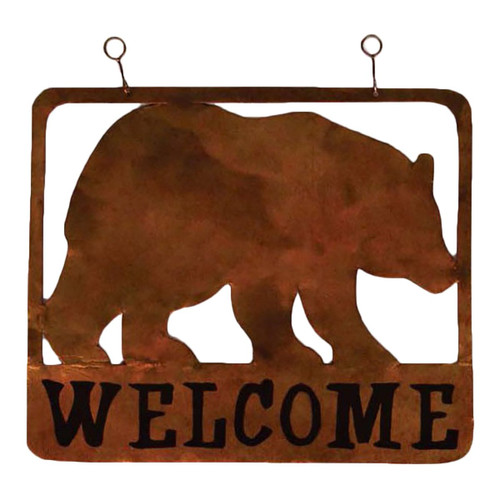 Big Bear Metal Welcome Sign - OUT OF STOCK UNTIL 06/10/2025