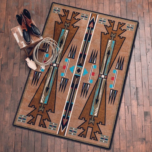 Horse Thieves Turquoise Rug Collection