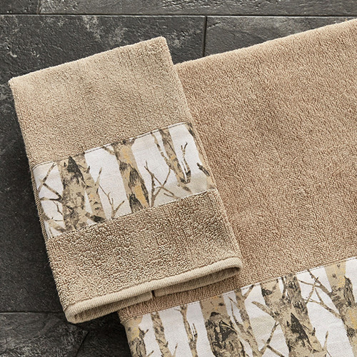 Birch Trees Fingertip Towel