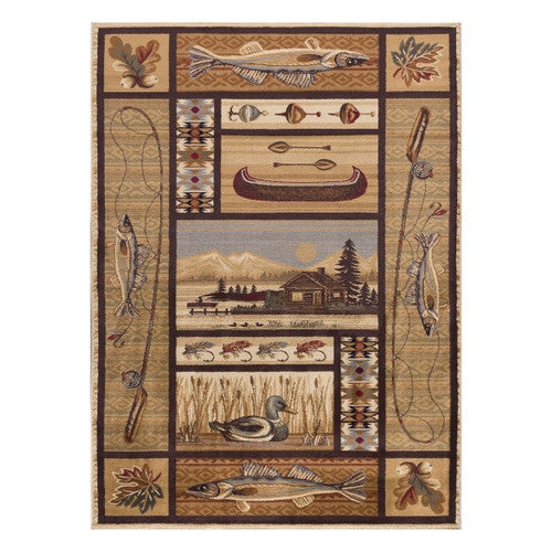 Lakeside Cabin Life Rug Collection