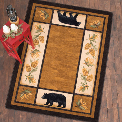 Black Bear Grove Rug - 5 x 8