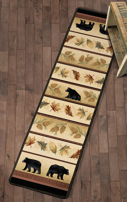 Black Bear Meadows Rug - 2 x 8