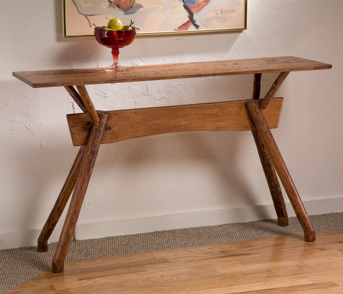 Black Forest Hickory Topridge Plank Sofa Table