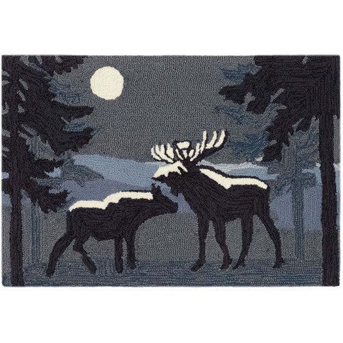 Midnight Moose Indoor/Outdoor Rug Collection