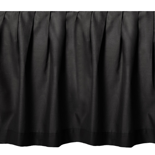 Black Night Gathered Bedskirt - Queen